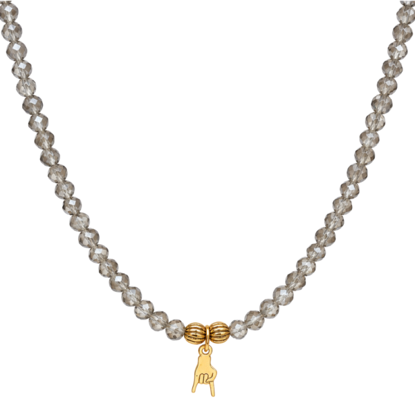 Collana Clio Portafortuna con cristalli e charm SerenaBi