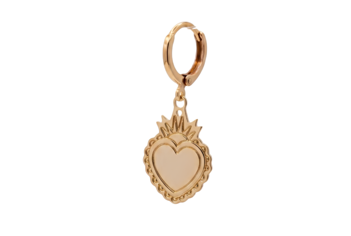 orecchini Mini Hoops Neapolis cuore sacro SerenaBi