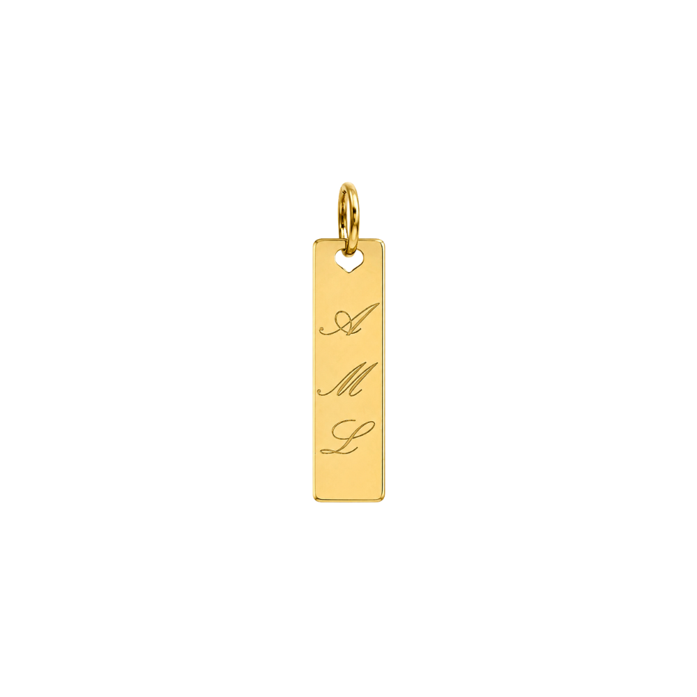 Charm Tag inciso SerenaBi