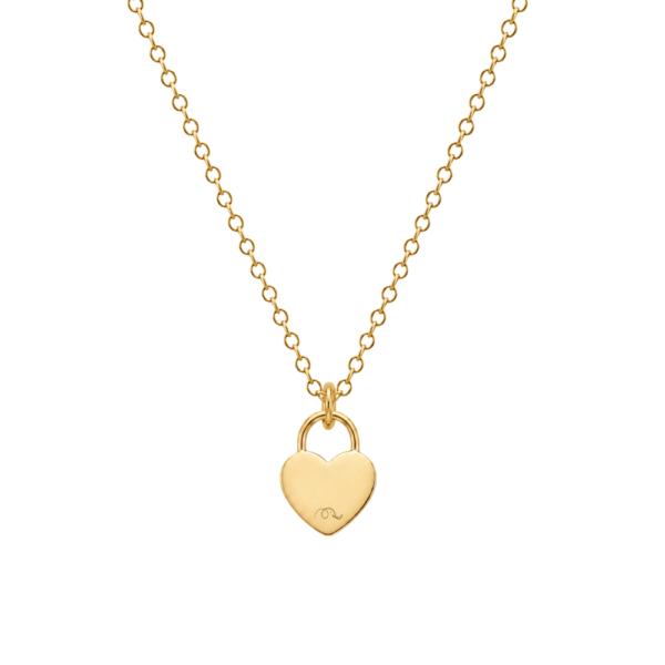 Collana Lucchetto Cuore Mini personalizzabile con iniziali SerenaBi