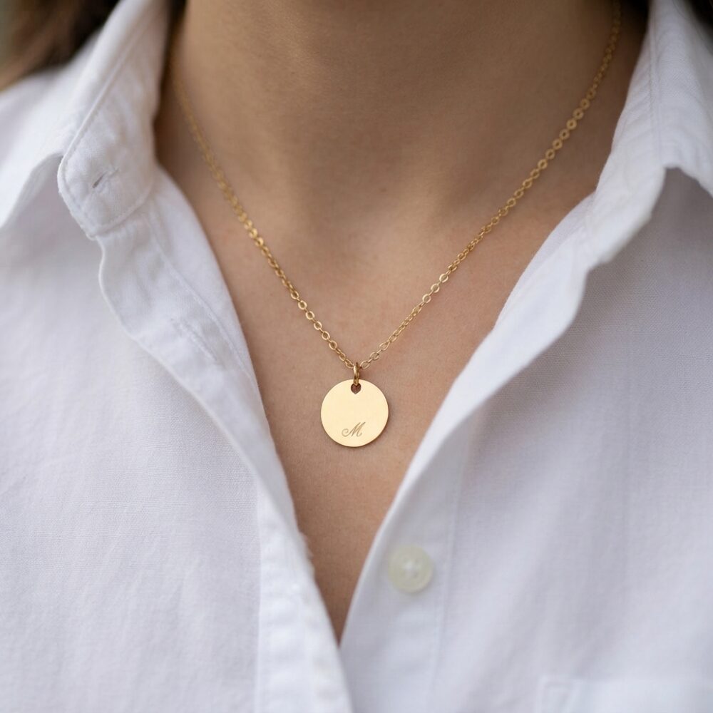 Collana Medaglia Mini indossata SerenaBi