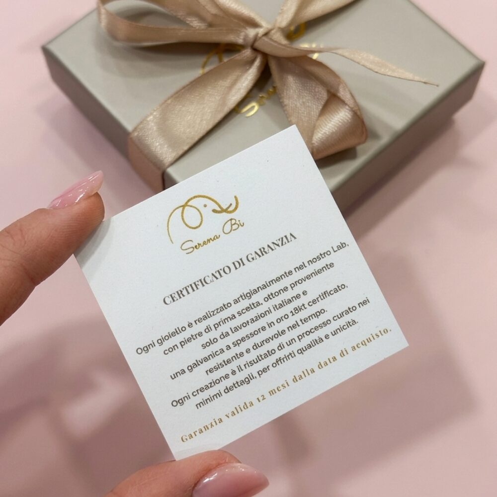 Garanzia ufficiale SerenaBi inclusa