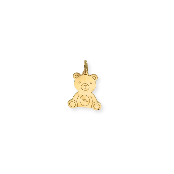 Charm Teddy Big in oro 18kt placcato SerenaBi – ciondolo orsetto grande