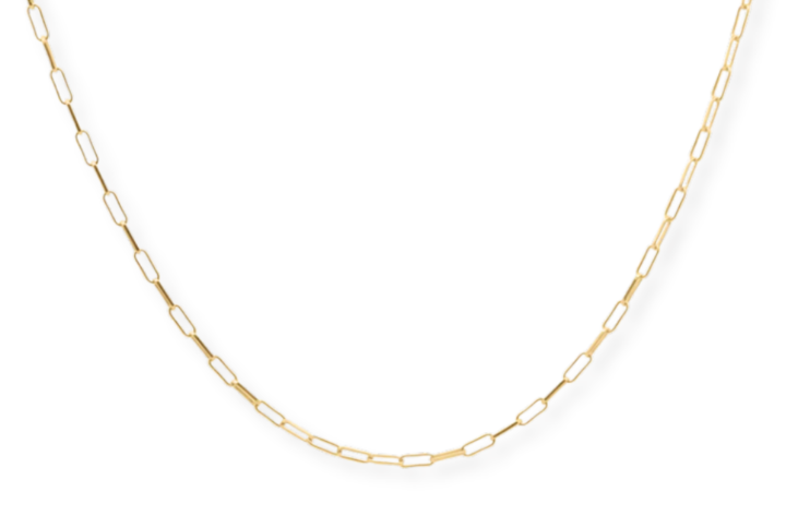 Collana baby link SerenaBi Charm Club con catena forzatina luminosa placcata oro 18kt