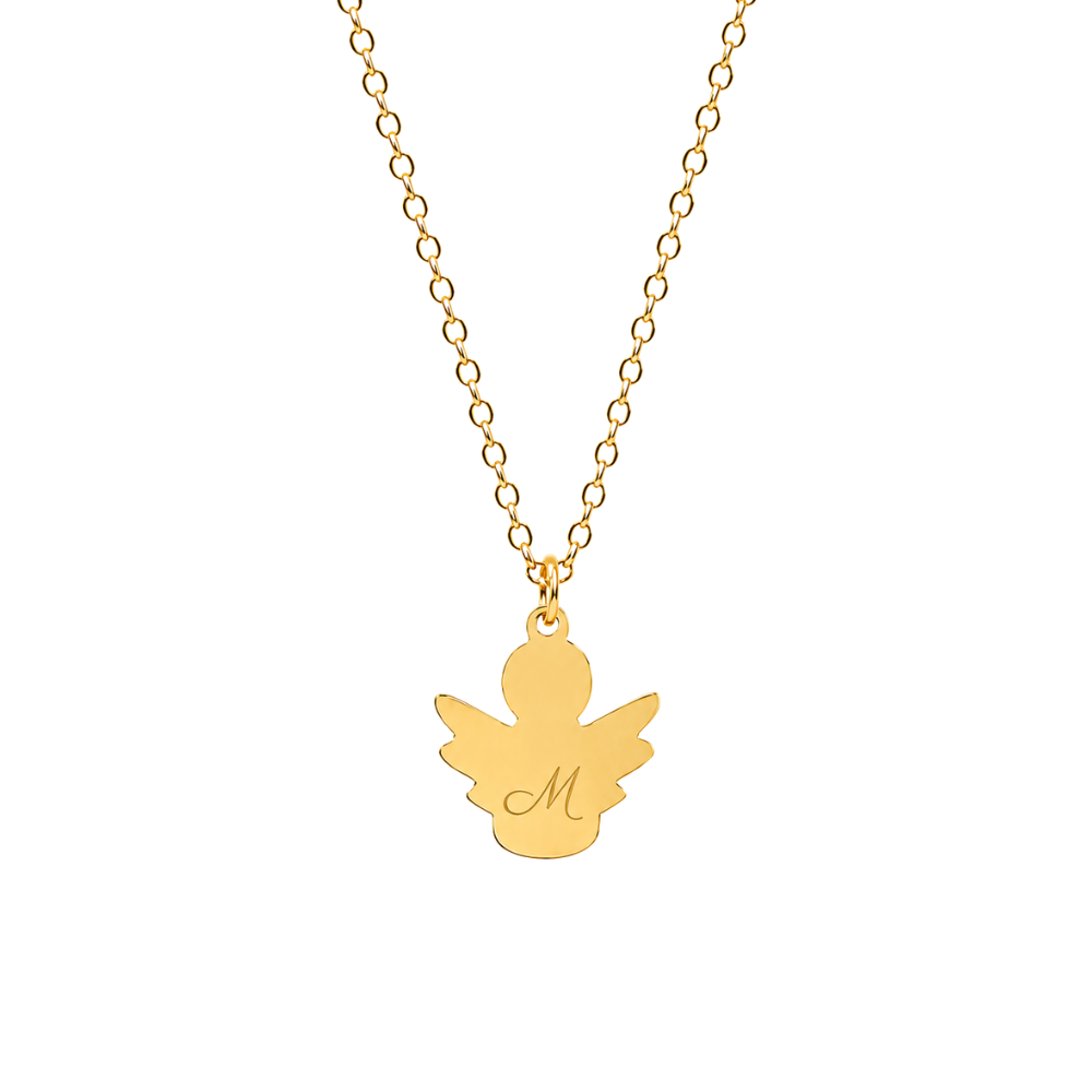 Retro della Collana Angioletto con incisione personalizzata SerenaBi (1)
