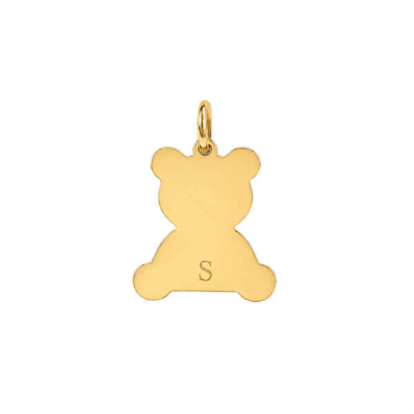 Retro della Collana Teddy con incisione personalizzata SerenaBi