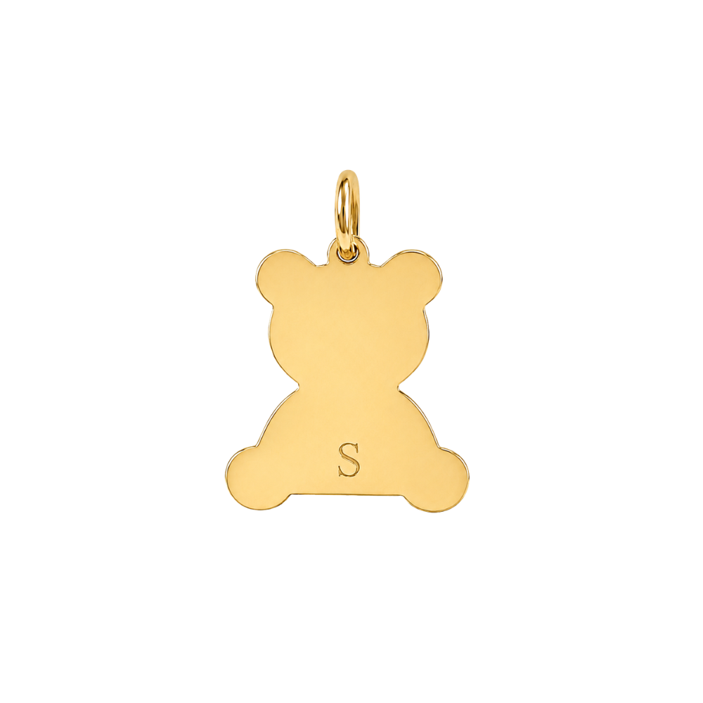 Retro della Collana Teddy con incisione personalizzata SerenaBi