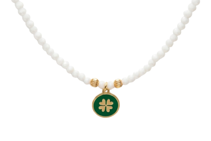 Collana Clio Joy Clover con cristalli