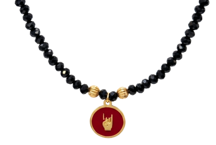 Collana Clio Joy Horns con cristalli