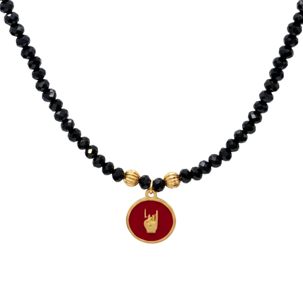 Collana Clio Joy Horns con cristalli