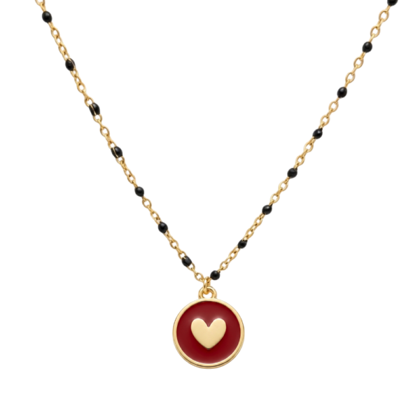 Collana Joy Heart Colors con cuore smaltato e catena colorata SerenaBi