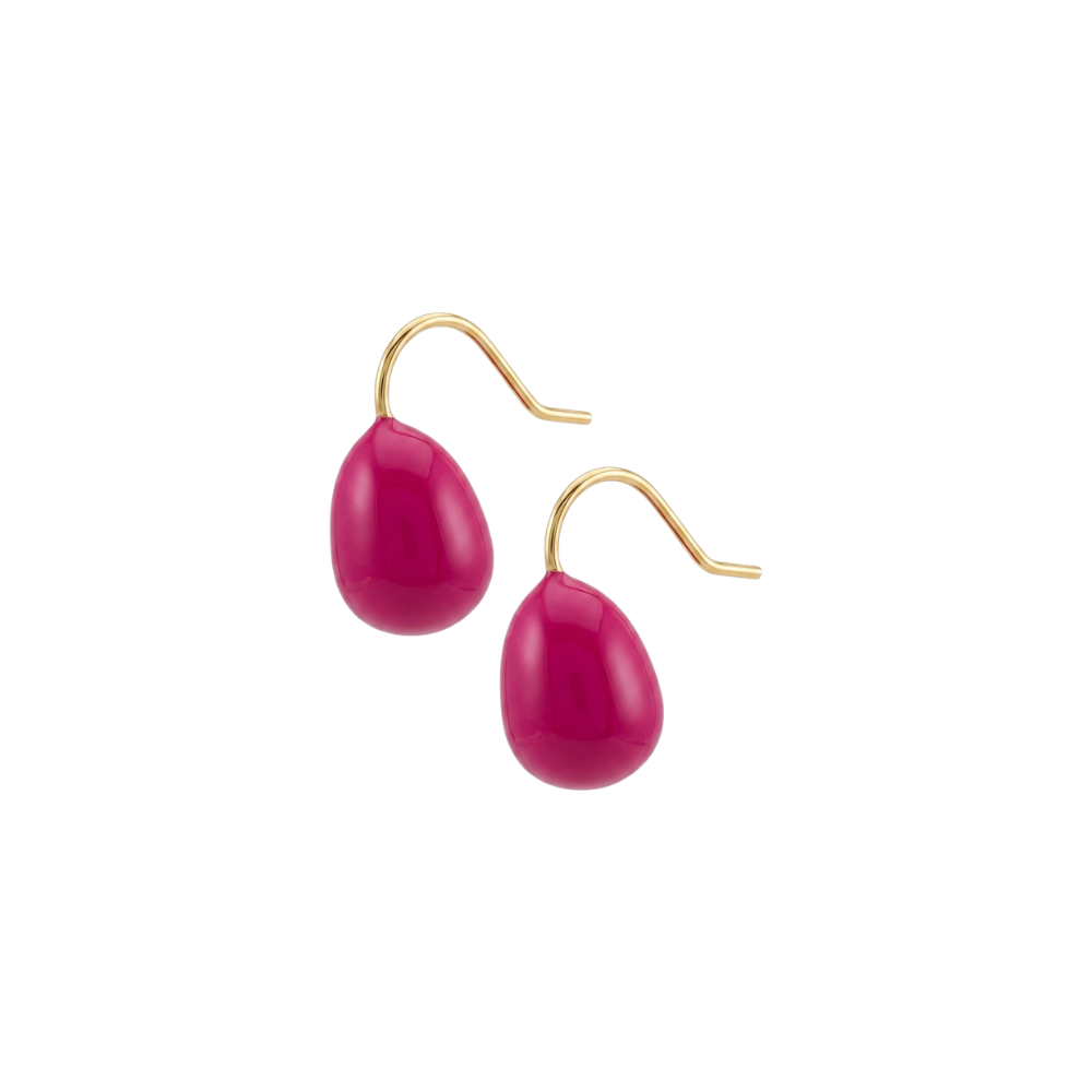 Orecchini Drops Fucsia