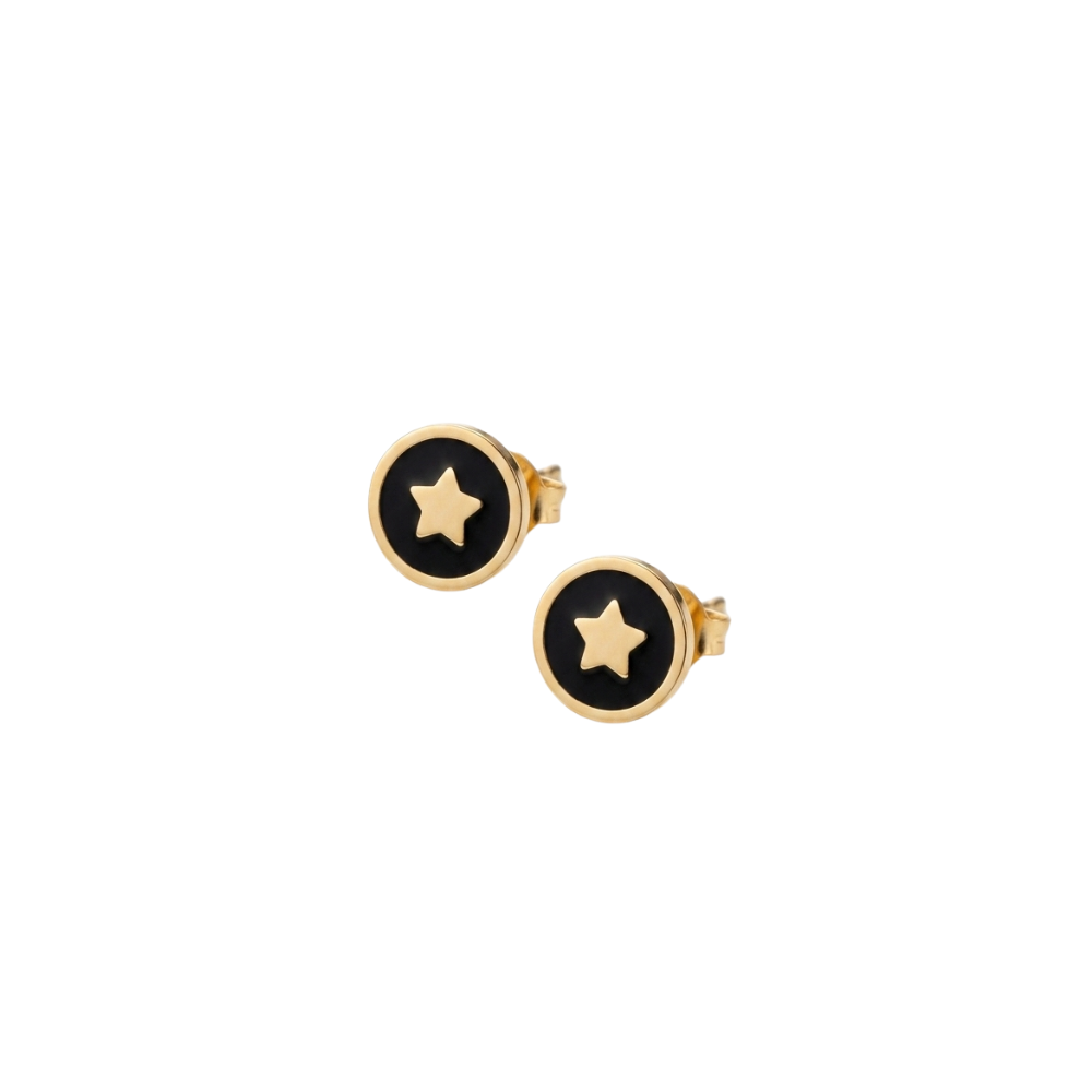 Orecchini Joy Star Nero SerenaBi