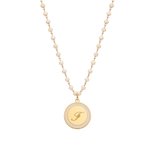 Collana Atelier Rosary personalizzabile con medaglia smaltata e catena Rosary SerenaBi