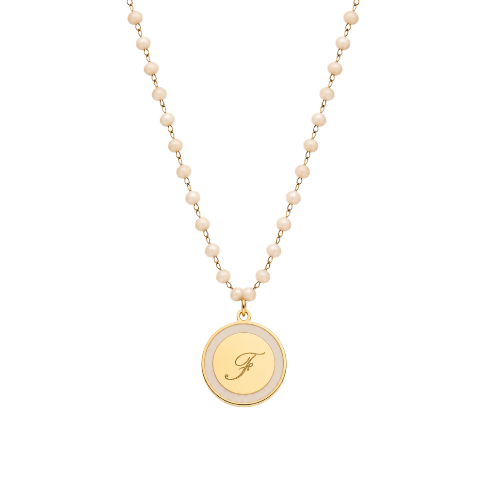 Collana Atelier Rosary personalizzabile con medaglia smaltata e catena Rosary SerenaBi