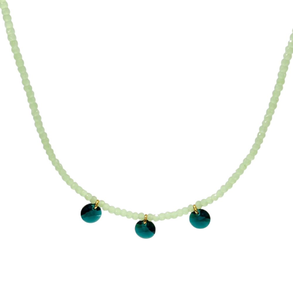 Collana Girocollo Crystal Rivoli Emerald