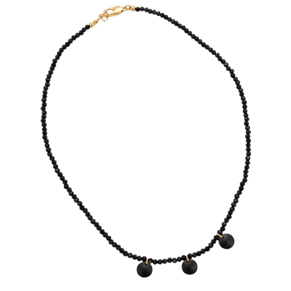 Collana Girocollo Crystal Rivoli Nero