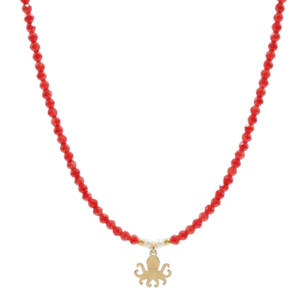 Collana Maree Charm con cristalli colorati e simbolo marino SerenaBi