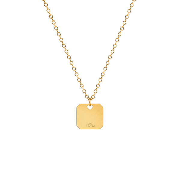 Collana Medaglia Ottagonale Petite personalizzabile con incisione SerenaBi