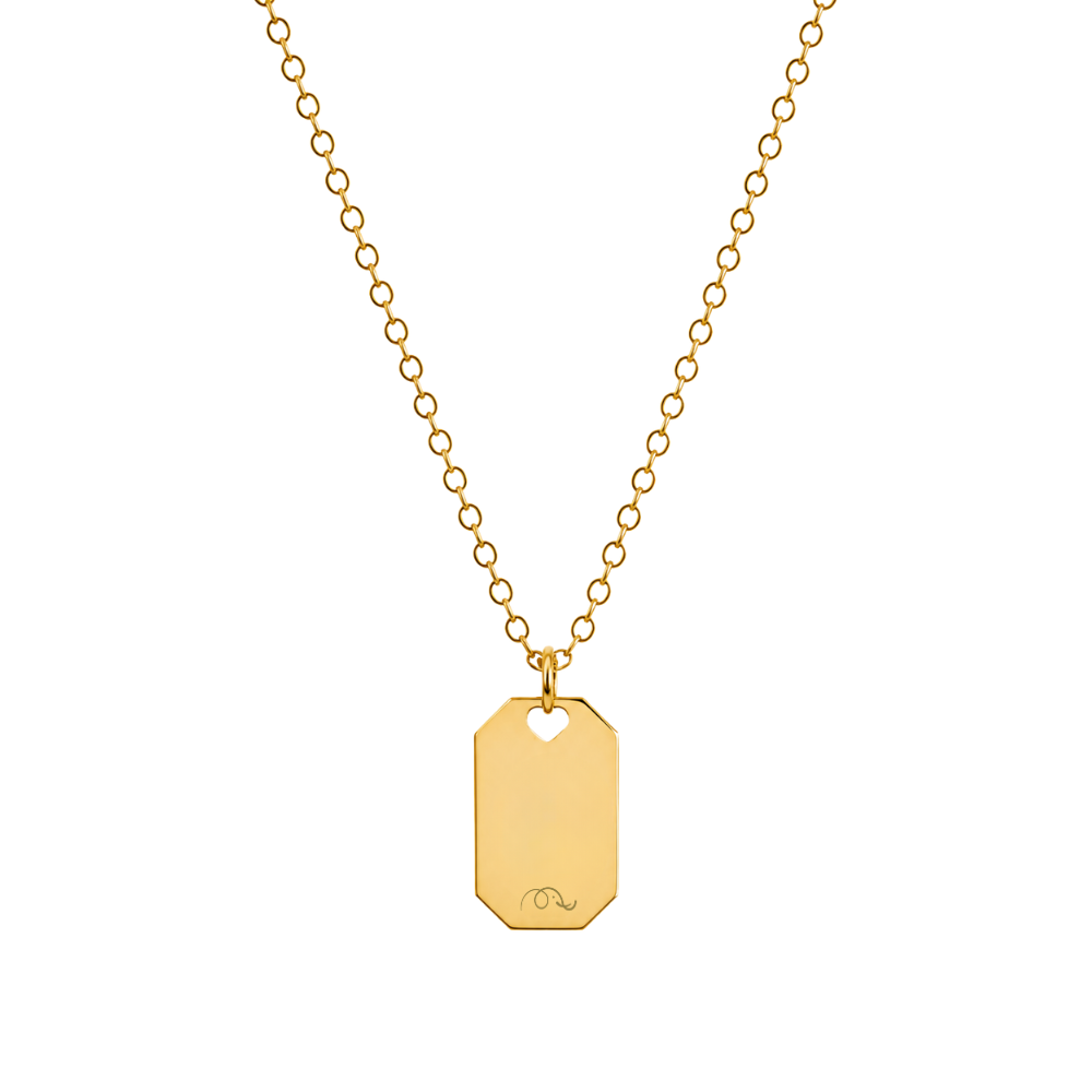 Collana Medaglia Ottagonale personalizzabile SerenaBi