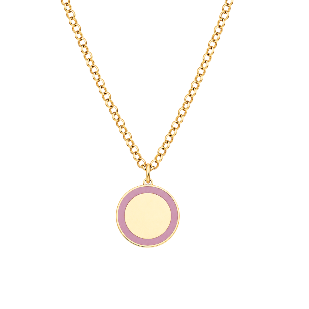 Collana con medaglia smaltata personalizzabile (1)