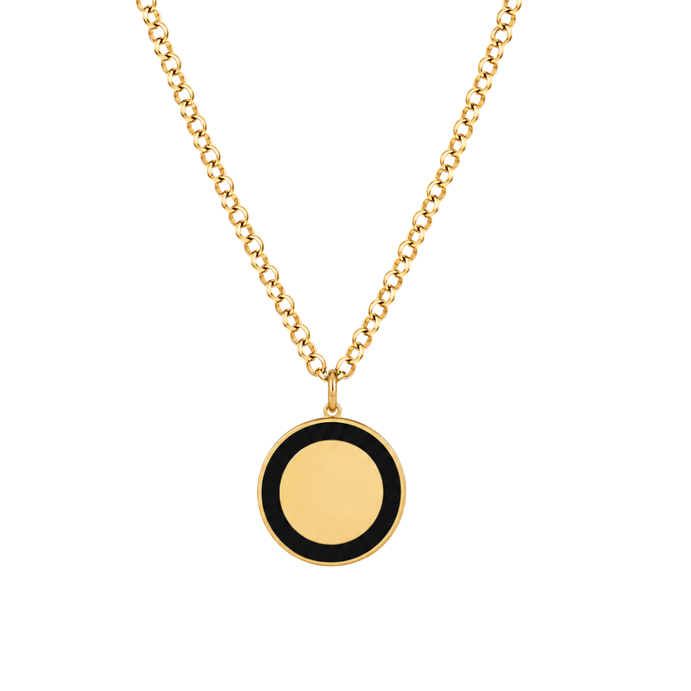 Collana con medaglia smaltata personalizzabile (2)