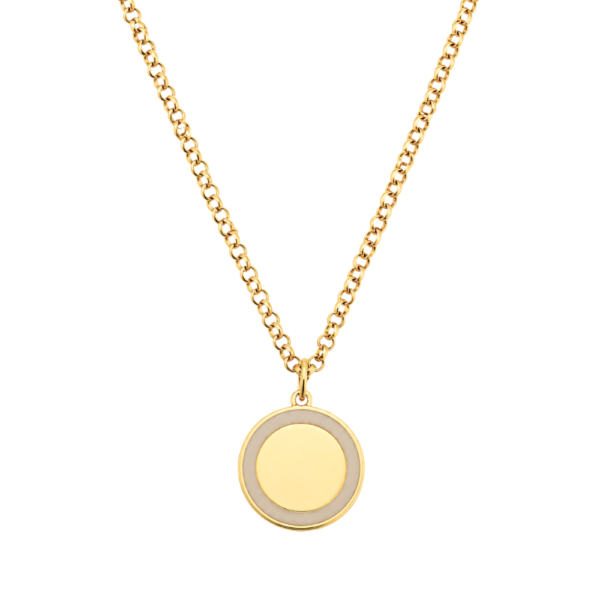 Collana Atelier personalizzabile con medaglia da 20 mm e bordo smaltato a mano SerenaBi