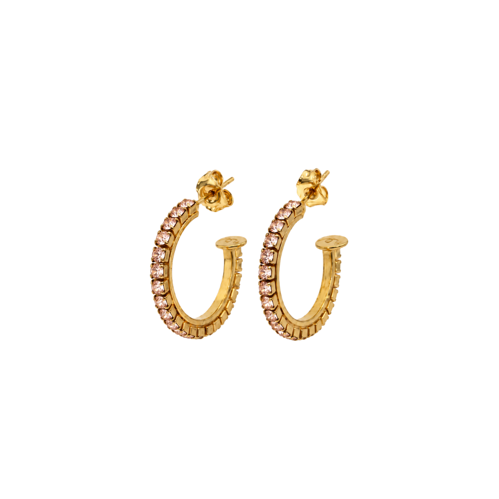 Orecchini Cerchio Midi Shine On SerenaBi – Vintage Rose