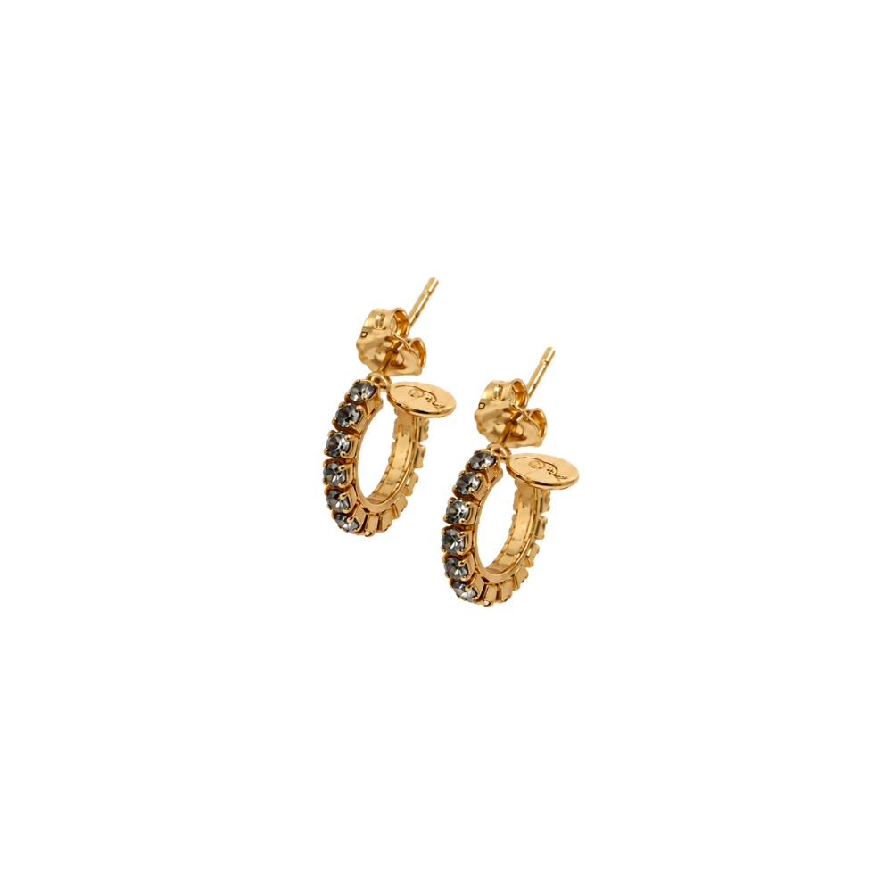 Orecchini Cerchio Mini Shine On SerenaBi – Black Diamond