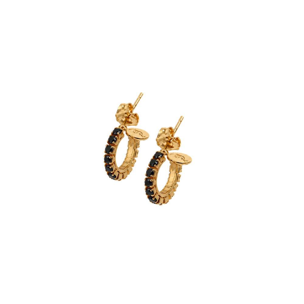 Orecchini Cerchio Mini Shine On SerenaBi – Jet