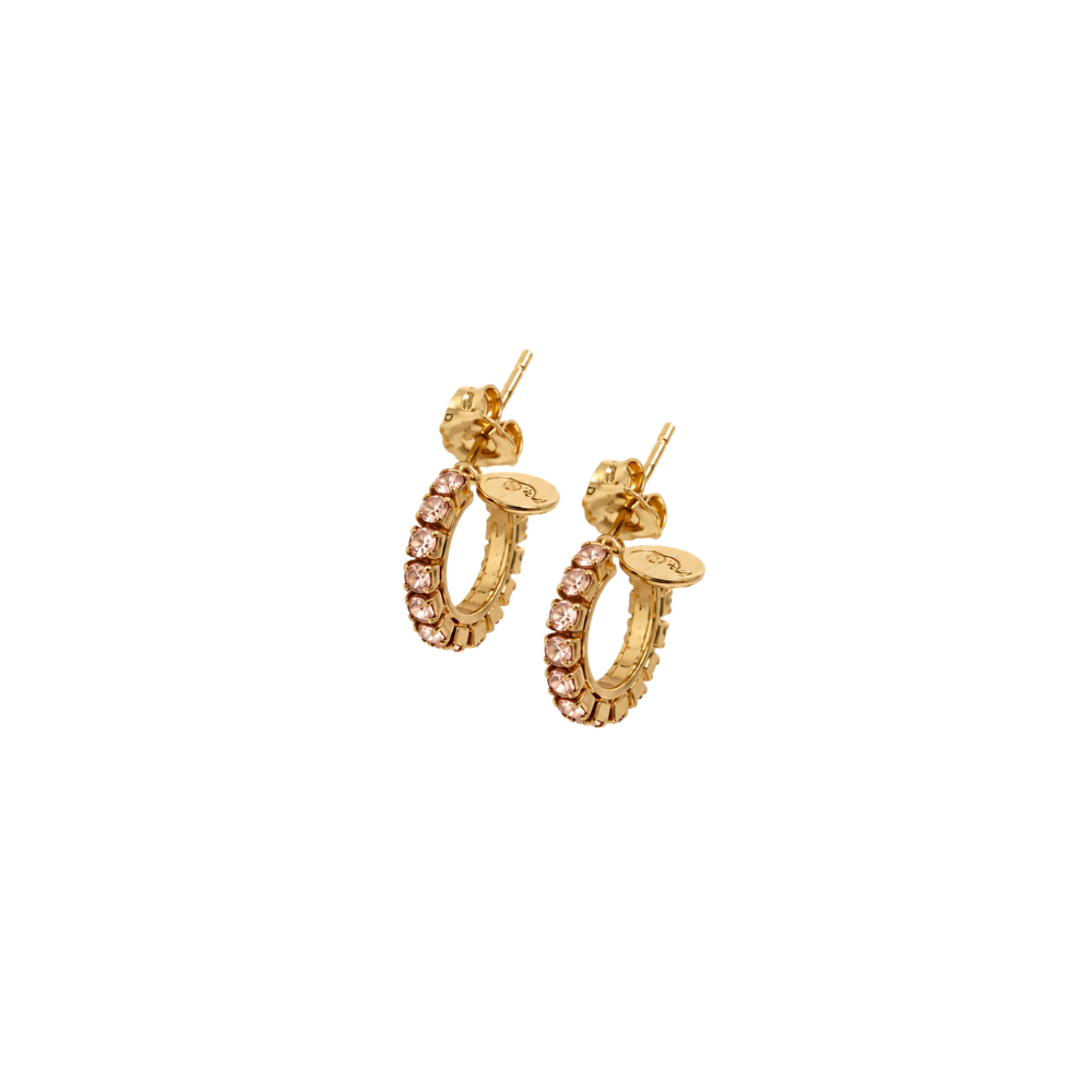 Orecchini Cerchio Mini Shine On SerenaBi – Vintage rose