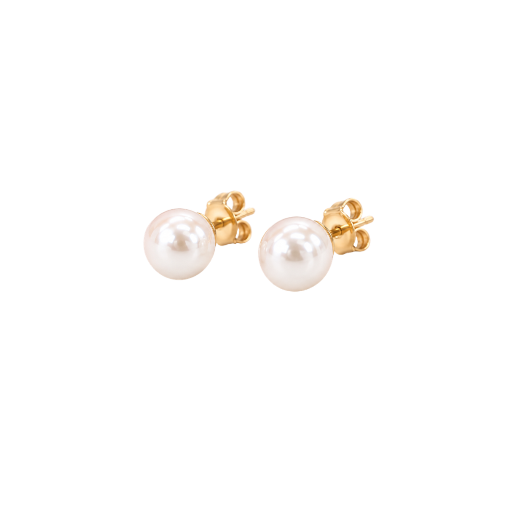 Orecchini Pearl Stud 8 mm Dettaglio