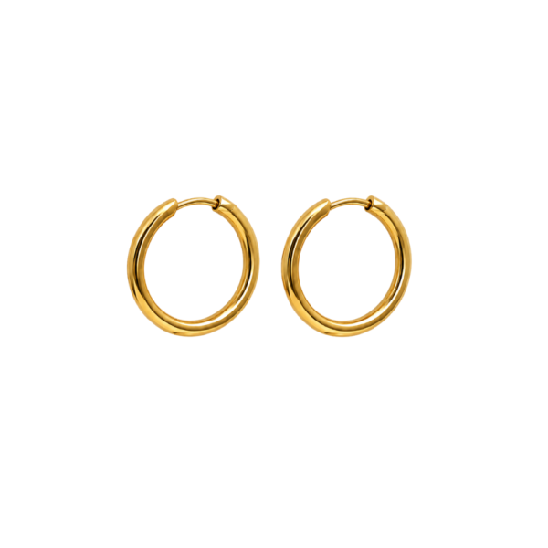Orecchini a cerchio Pearl Essentials senza perla