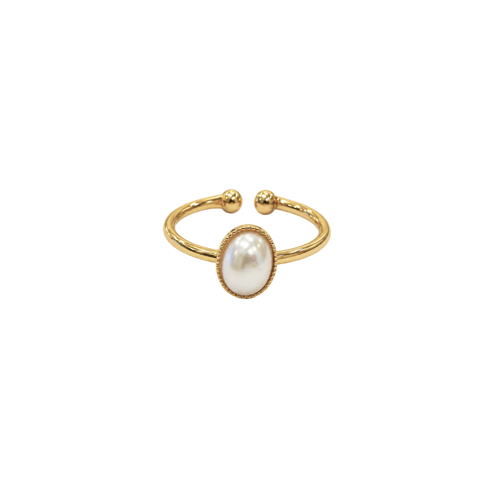 Pearl Frame -anello con perla